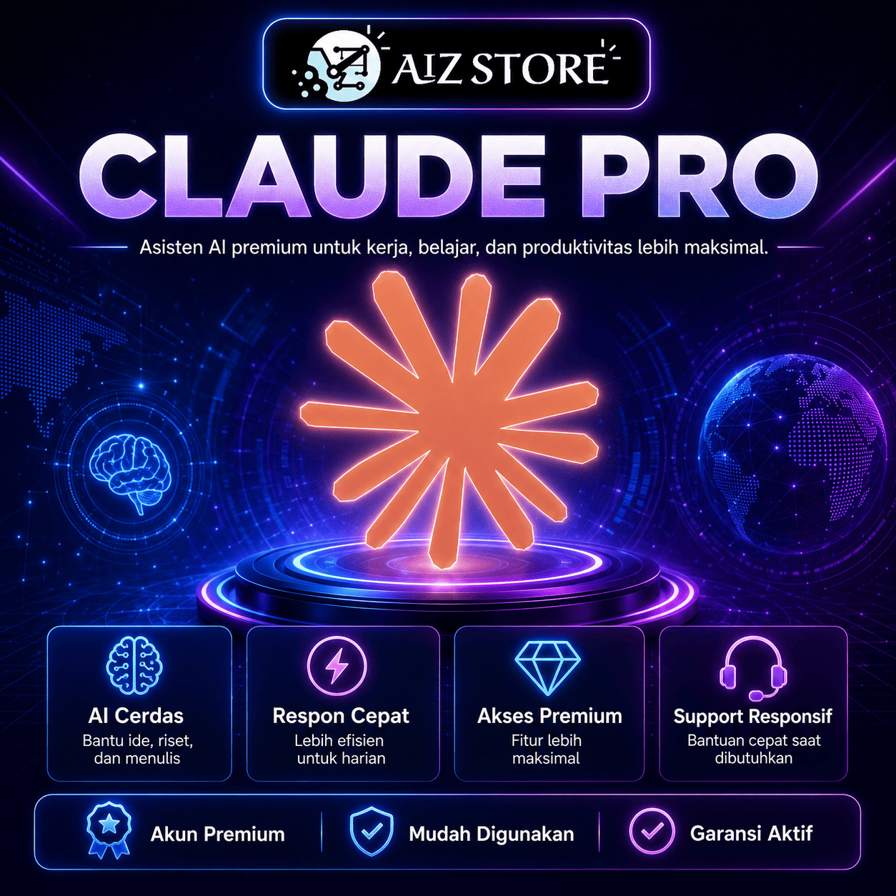 Claude Pro / Pro Max - Gambar utama
