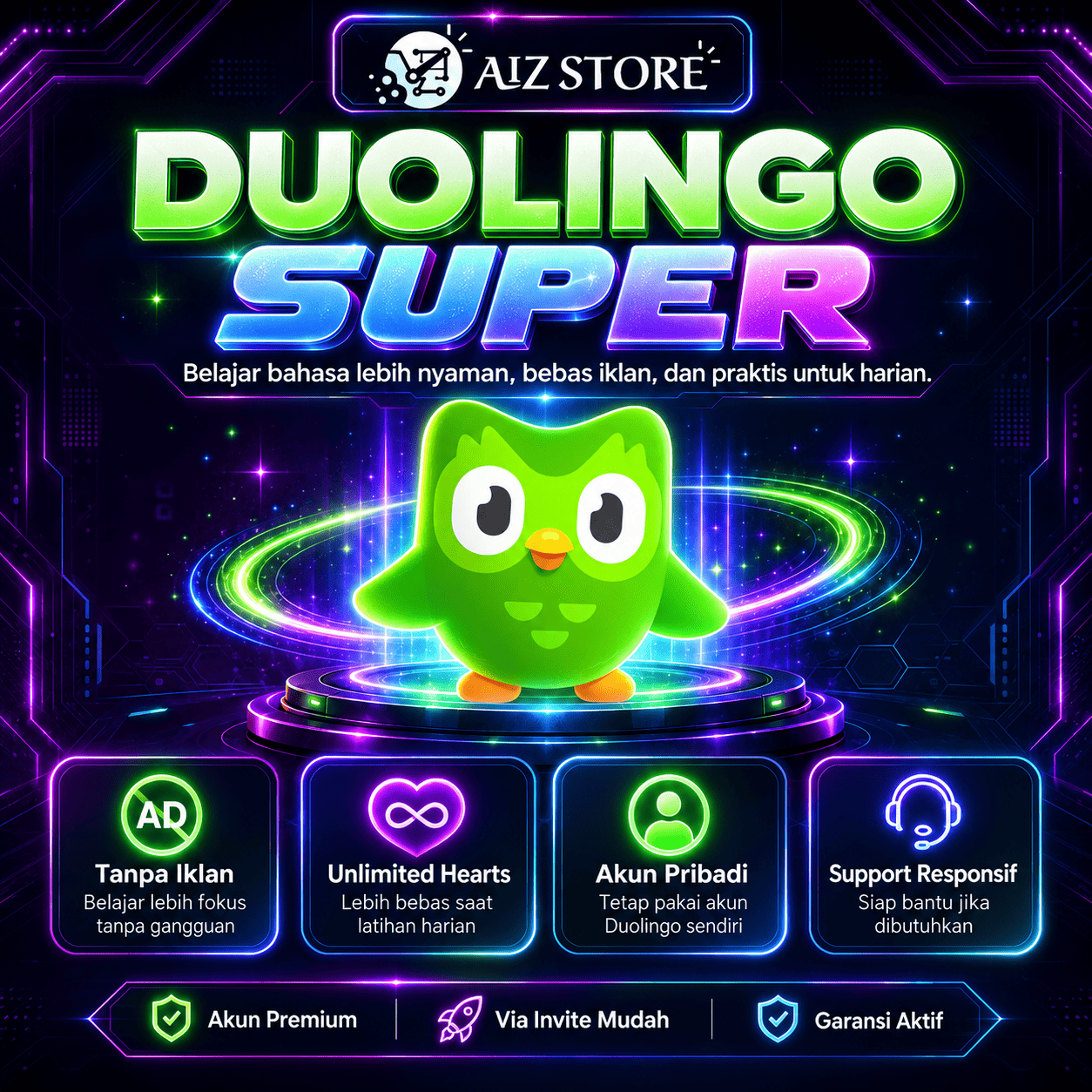 Duolingo Super - Gambar utama